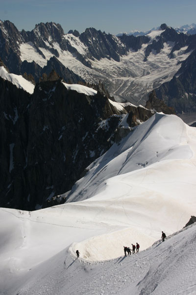 Chamonix climbers